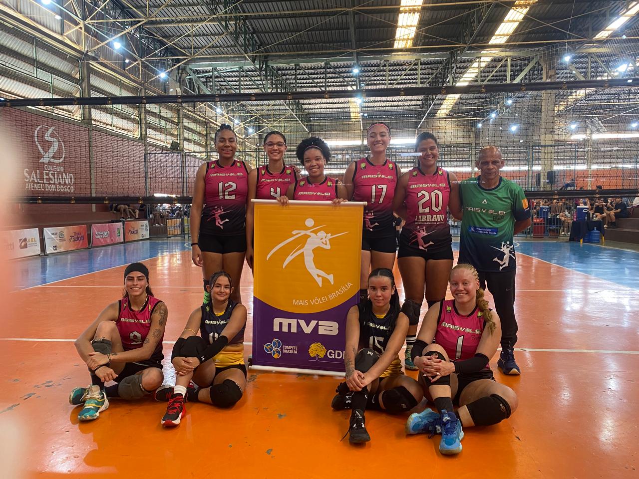 Equipe Mais Vôlei Brasília em ação
